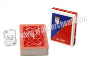 63x88 bedriegt de Uitstekende Duidelijke de Kaartenpook van mm Rood of Blauwe Speelkaarten
