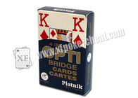 Piatnik 4 Kaarten van de Indexopti Plastic Onzichtbare Speelkaarten Duidelijke Pook voor het Gokken