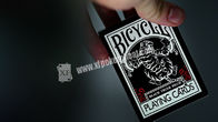 Plastic Speelkaarten van Ellusionist van de fiets de Zwarte Tijger met Onzichtbare Inktnoteringen