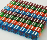 Het kleurrijke Plastic 8/10/12/14mm Magische Casino dobbelt voor het Wedden de Spelen bedriegen