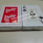 De Plastic Speelkaarten van casinobroadway met Onzichtbare Inktnoteringen