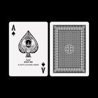 Bruggrootte 555 Gouden Zij Plastic Onzichtbare Speelkaarten voor Casinospelen