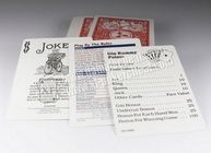 Het Document van de rummyfiets Speelkaarten Duidelijk met Pook die Onzichtbare Inkt voor Lenzen bedriegt