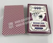 No.999 bedriegen de Speelkaarten van de Bruggrootte met de Onzichtbare Noteringen van Inktstreepjescodes voor Pook