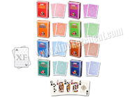 De plastic het Gokken Speelkaarten van Steunen Rode Italië Modiano Texas Holdem