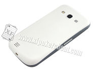 De witte Mobiele de Telefoonpook van Samsung S4 bedriegt Apparaat Duidelijke Speelkaartenanalysator
