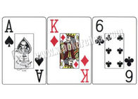 De waterdichte KEM-Speelkaarten van de Pijl Rode Jumbogrootte/Duidelijke Pookkaarten