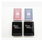 De Blauwe Rode Plastic Speelkaart van de pookster voor het Gokken van Steunen met Jumboindex 2