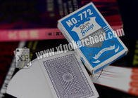 Douanecasino het Gokken Speelkaarten van de Steunen de Zilveren Plastic Brug, ISO9001