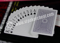 Douanecasino het Gokken Speelkaarten van de Steunen de Zilveren Plastic Brug, ISO9001