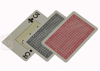 Spaanse Fournier 2826 Plastic het Gokken Blauwe Rode 2 Dekken van Steunenspeelkaarten