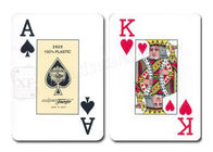 Spaanse Fournier 2826 Plastic het Gokken Blauwe Rode 2 Dekken van Steunenspeelkaarten