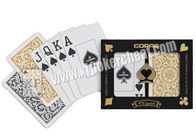 Gouden/Zwarte 1546 Duidelijke de Pookkaarten van Brazilië Copag, Spionspeelkaarten