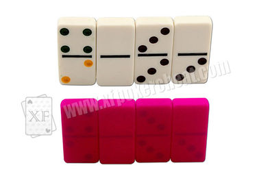 Witte Duidelijke Domino's voor UVcontactlenzen, Domino'sspelen, het Gokken
