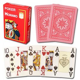 Professionele Plastic het Gokken Hulpmiddelen Modiano Cristallo 4 PITspeelkaarten
