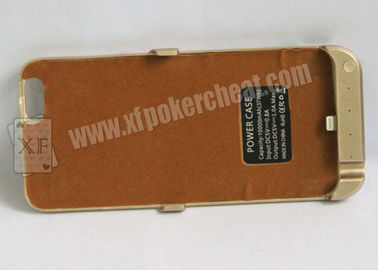 Iphone 6 Gouden Plastic de Pookscanner van het Ladersgeval met Micro- Camera