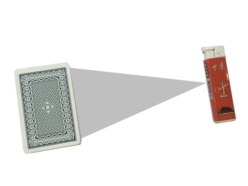 Automatische Aftasten Plastic Lichtere Camera voor het Aftasten van Onzichtbare Duidelijke Speelkaarten