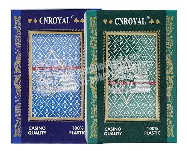 De Plastic Onzichtbare Speelkaarten van P.R.C CNROYAL voor Pookanalysator en Contactlenzen